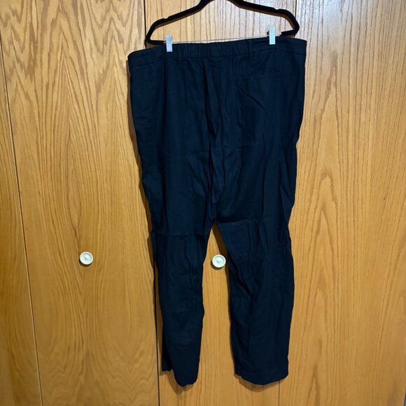 Old Navy Extra High-Waisted Taylor Wide-Leg Trouser Pants Linen Blend XXL - Picture 4 of 6